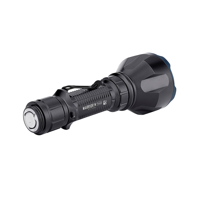 Olight Warrior X Turbo Tactical Flashlight - Black-Black-Optics Force