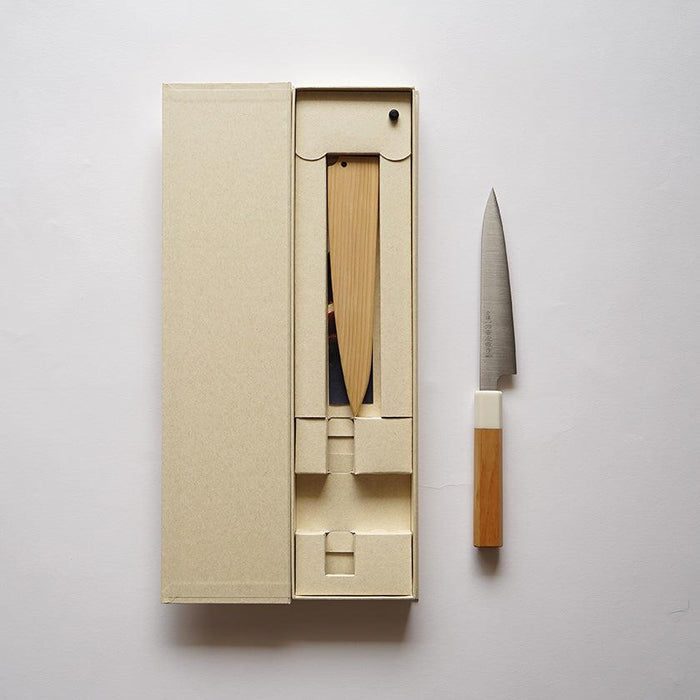 [OPTION] KITCHEN (CHEF) KNIFE SHEATH AOMORI HIBA (G7 SUMMIT GIFT) FOR PETIT KNIFE | SAKAI FORGED BLADES