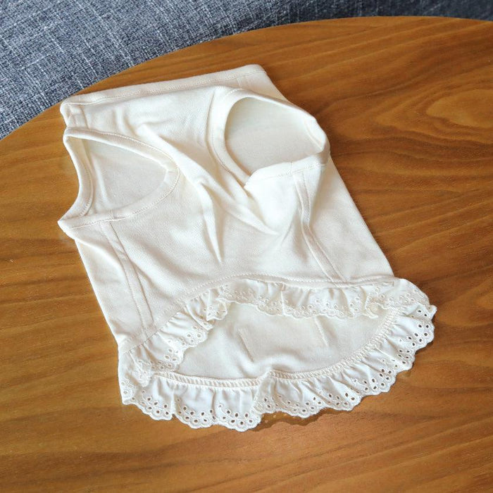 [PET UNDERWEAR] UNDERWEAR WITH RUFFLED HEM FOR YOUR PRECIOUS PET Ultimate Pima® (B) | ORGANIC PRODUCTS | AVVERA