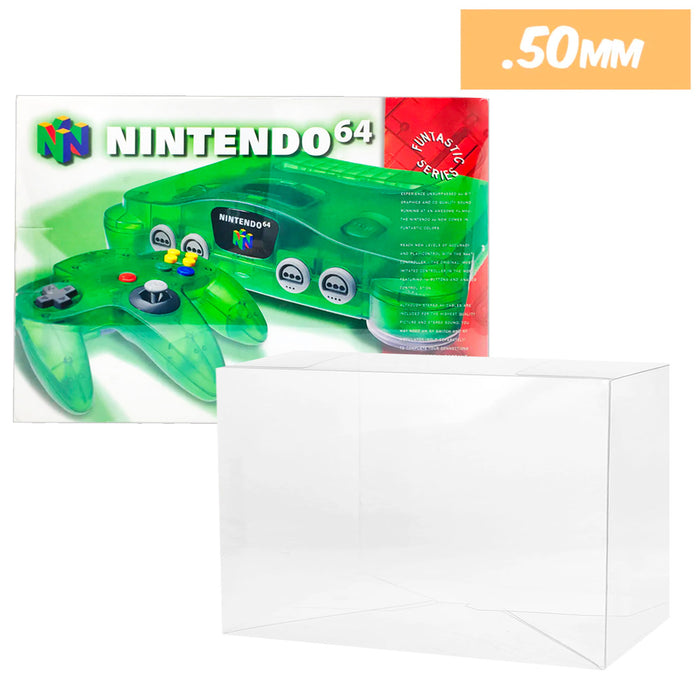 Plastic Protector for N64 FUNTASTIC Video Game Console Box 0.50mm thick, UV & Scratch Resistant on The Pop Protector Guide by Display Geek
