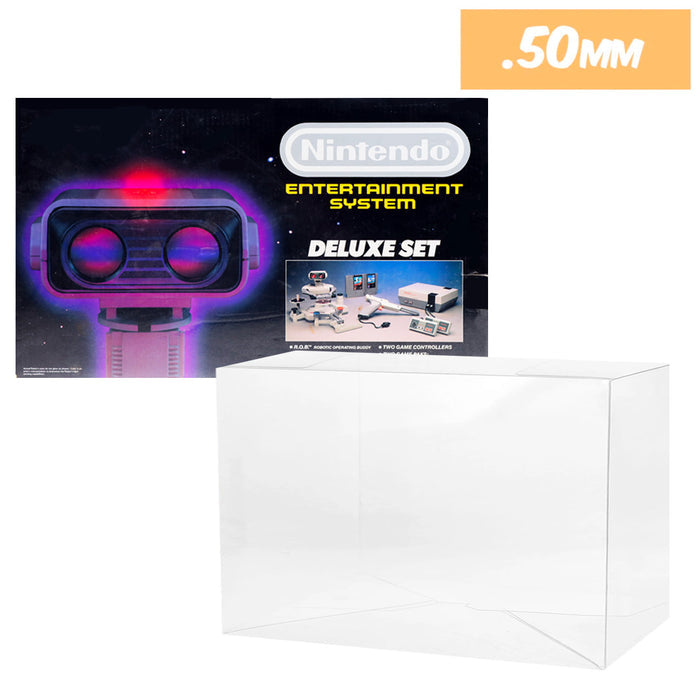 Plastic Protector for NES DELUXE Video Game Console Box 0.50mm thick, UV & Scratch Resistant on The Pop Protector Guide by Display Geek