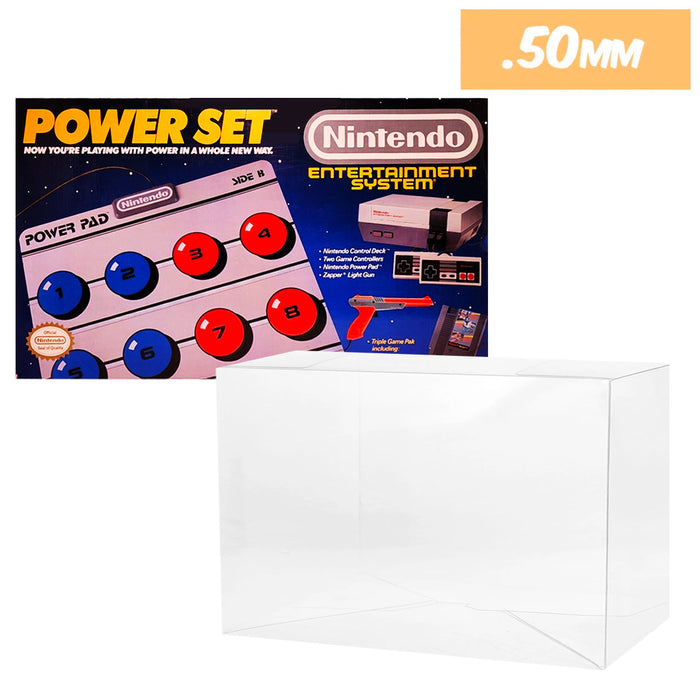 Plastic Protector for NES POWER SET Video Game Console Box 0.50mm thick, UV & Scratch Resistant on The Pop Protector Guide by Display Geek