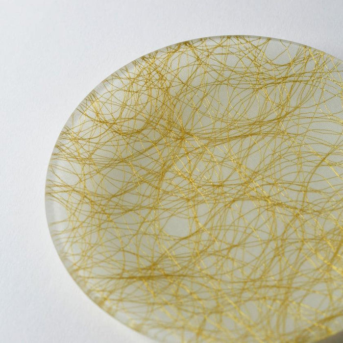 [PLATE] ROUND 100 GOLD | NISHIJIN TEXTILES| EMURA SHOUTEN