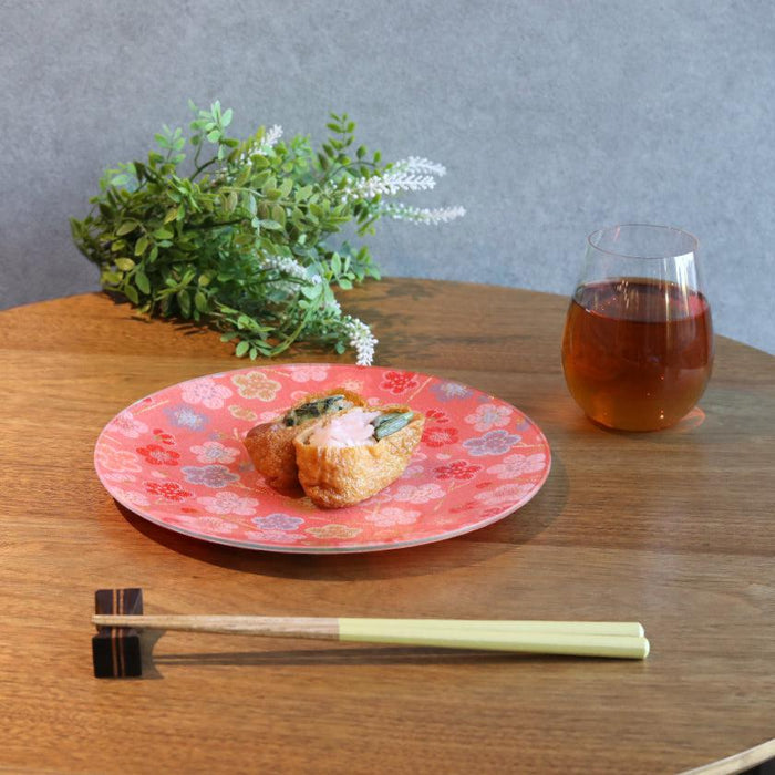 [PLATE] ROUND PLUM | NISHIJIN TEXTILES| EMURA SHOUTEN