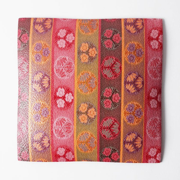 [PLATE SET] SQUARE TEMARI & NAVY PAIR SET | NISHIJIN TEXTILES| EMURA SHOUTEN