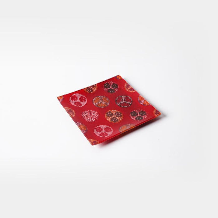 [PLATE] SQUARE KEMARI | NISHIJIN TEXTILES| EMURA SHOUTEN