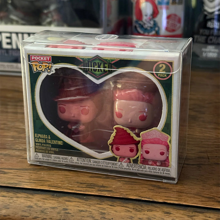 Plastic Protector for Pocket Pop 2 Pack Wicked Elphaba & Glinda Valentines