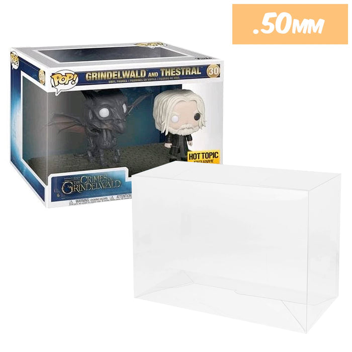 POP Movie Moments Grindelwald - Funko Pop Protectors (0.50mm thick) Fits 7.5h x 10.75w x 6.75d
