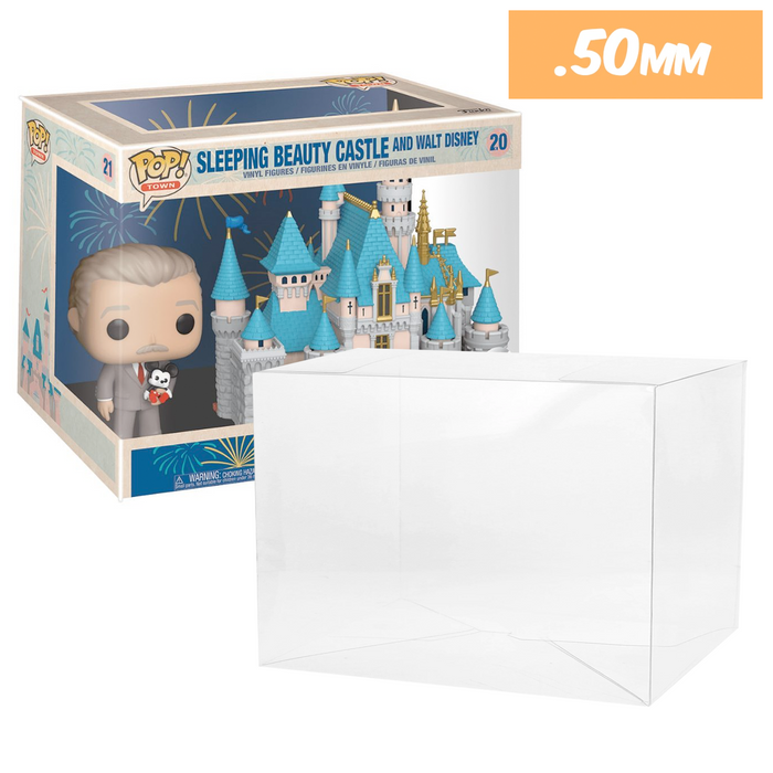 20 walt sleeping beauty town best funko pop protectors thick strong uv scratch flat top stack vinyl display geek plastic shield vaulted eco armor fits collect protect display case kollector protector
