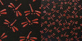 DRAGONFLY 008 (BLACK BASECOAT WITH RED LACQUER)