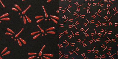 DRAGONFLY 008 (BLACK BASECOAT WITH RED LACQUER)
