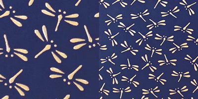 DRAGONFLY 008 (NAVY BLUE BASECOAT WITH WHITE LACQUER)