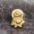 [RACCOON FIGURINE] TANUTANU (GOLD) MALE | SHIGARAKI WARE