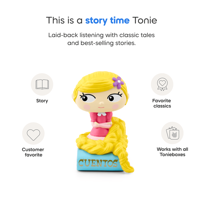 Rapunzel & Otros Cuentos De Hadas Tonie audio figurine from the story time category, inspiring audio journeys and imaginative play