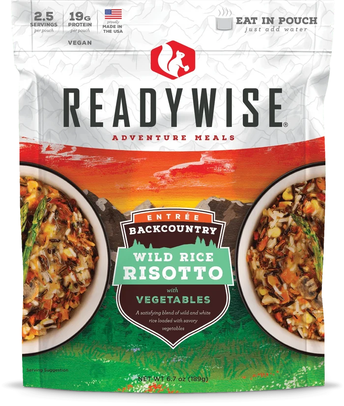 ReadyWise Backcountry Wild Rice Risotto Case of 6-Optics Force