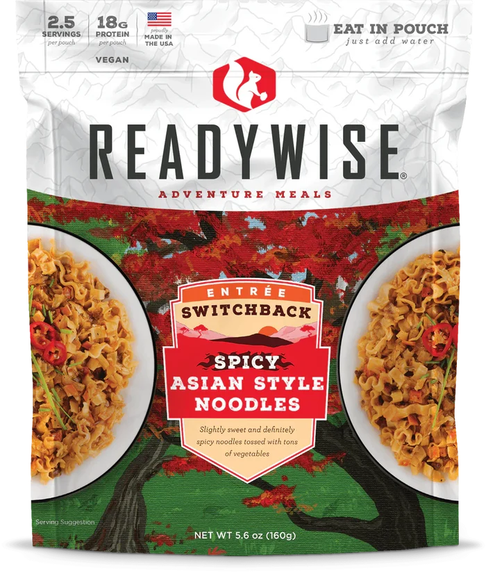 ReadyWise Switchback Spicy Asian Style Noodles Case of 6-Optics Force
