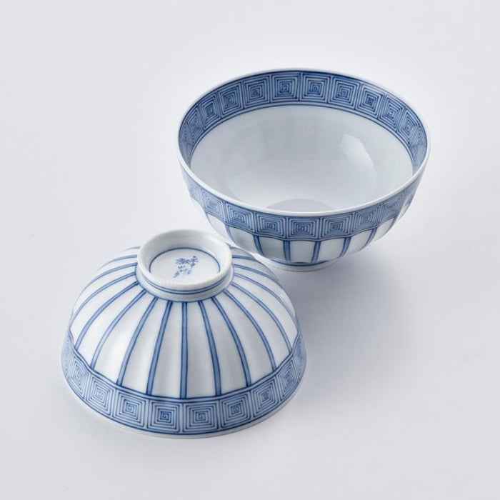[RICE BOWL SET] 2 PIECES HIRADO-JYUSSO | MIKAWACHI WARE | HIRADOSHOUZAN