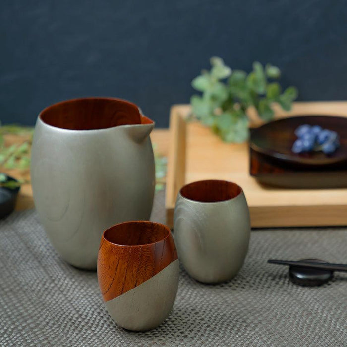 [SAKE BOTTLE] NODOKA TIN | LACQUERWARE| U-EN ART