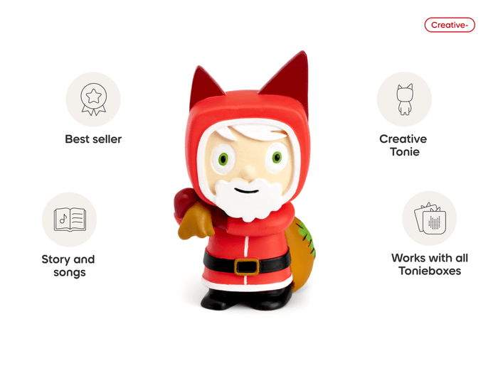 Santa Creative-Tonie audio figurine, inspiring audio journeys and imaginative play