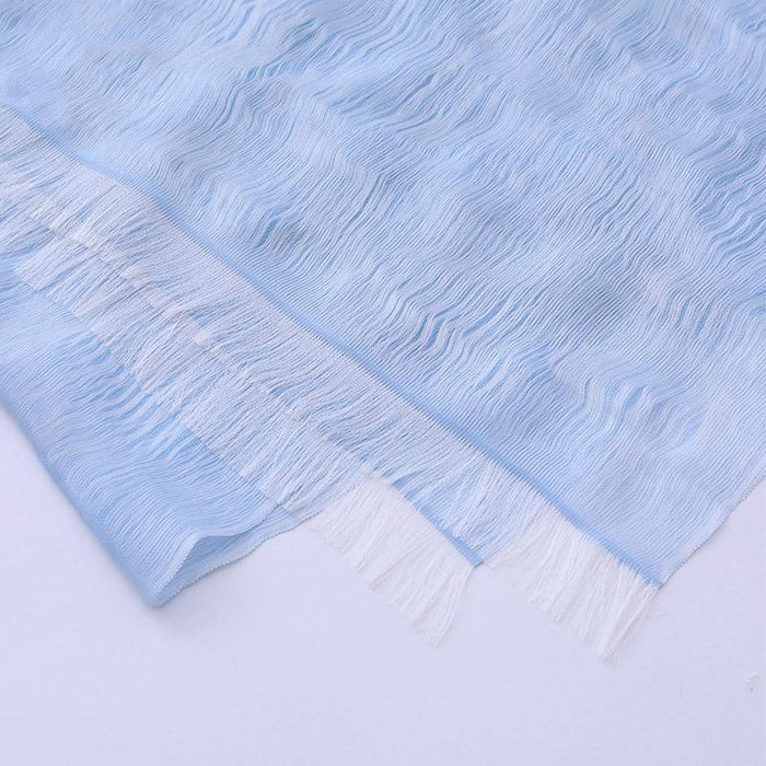 [SCARF]  STALL HIRE COOL (SKY BLUE) | HAKATA TEXTILES| OKANO