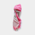 [SCARF] STALL KASANE YUKINOSHITA (SILVER ÁEGRAYISH PINK) | GUNNAI TEXTILES| FUJI SAKURA