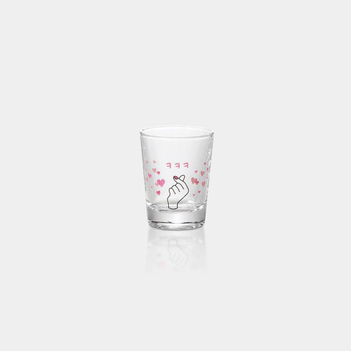 [SHOT GLASS] KYUN HEART SET OF 4 | COLOR & DESIGN CHANGE | MARUMO TAKAGI