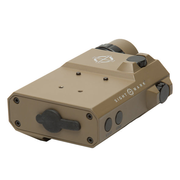 Sightmark LoPro Combo Flashlight (Visible and IR) and Green Laser - Dark Earth-Optics Force