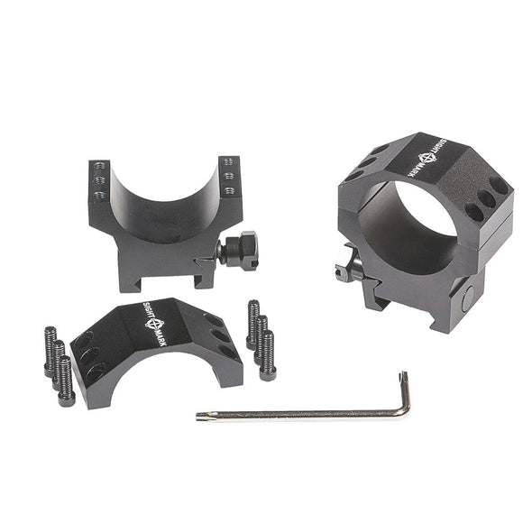 Sightmark Tactical Mounting Rings -34mm High Height Picatinny Rings-Optics Force