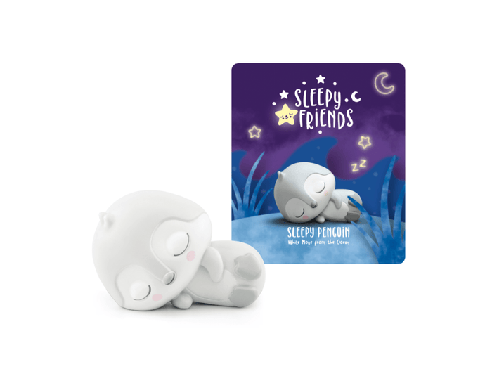 Sleepy Penguin: White Noise from the Ocean Tonie with a branded content card