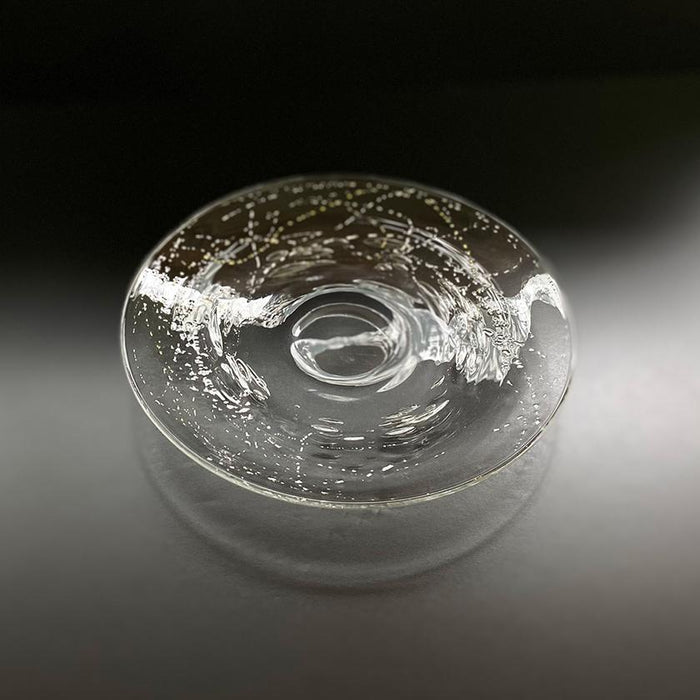 [SMALL DISH] GOLD & SLIVER SARA (S) | SUN GLASS STUDIO KYOTO | GLASSWORK