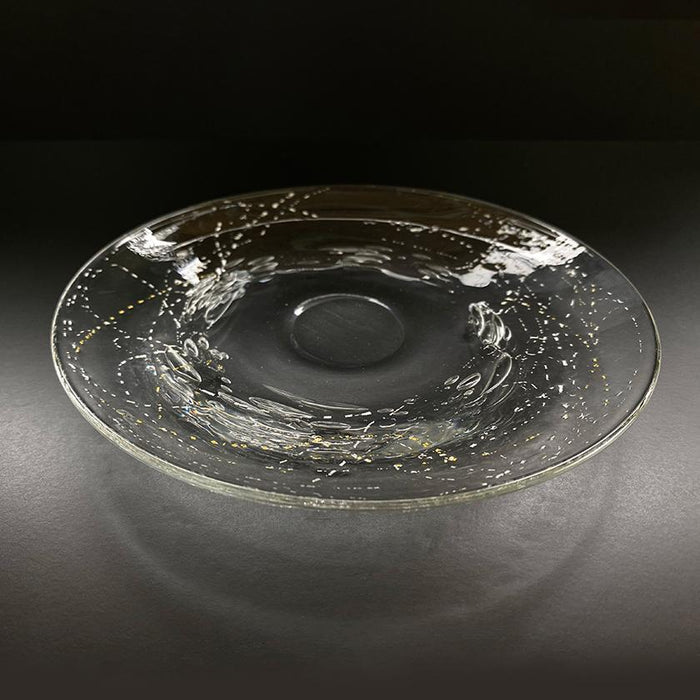 [SMALL DISH] GOLD & SLIVER SARA (S) | SUN GLASS STUDIO KYOTO | GLASSWORK