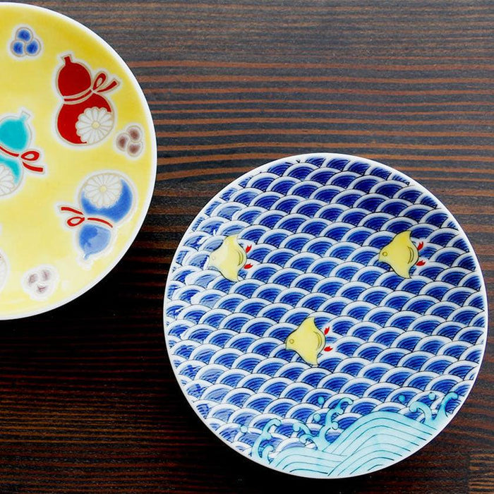 [SMALL DISH (PLATE)]  CHIDORI | KUTANI WARES | MARUMO TAKAGI