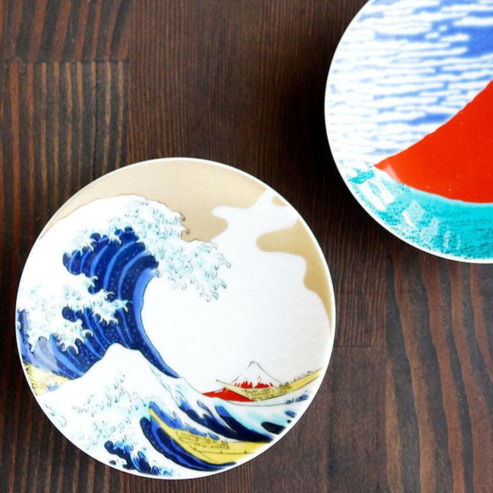 [SMALL DISH (PLATE)]  NAMI | KUTANI WARES | MARUMO TAKAGI
