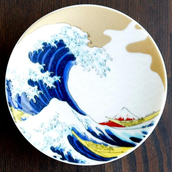 [SMALL DISH (PLATE)]  NAMI | KUTANI WARES | MARUMO TAKAGI