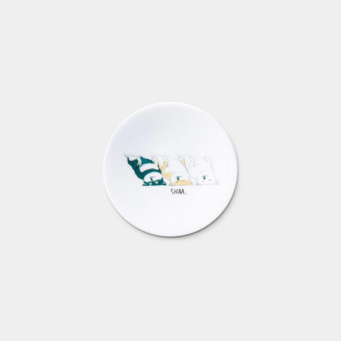 [SMALL DISH (PLATE)] RELAXED DOGS SET OF 5 | MINO WARES | MARUMO TAKAGI