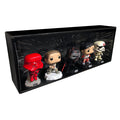 STAR WARS - Single Row Display Case with Backdrop Insert, Wall Mountable & Stackable Pop Shelf, Corrugated Cardboard