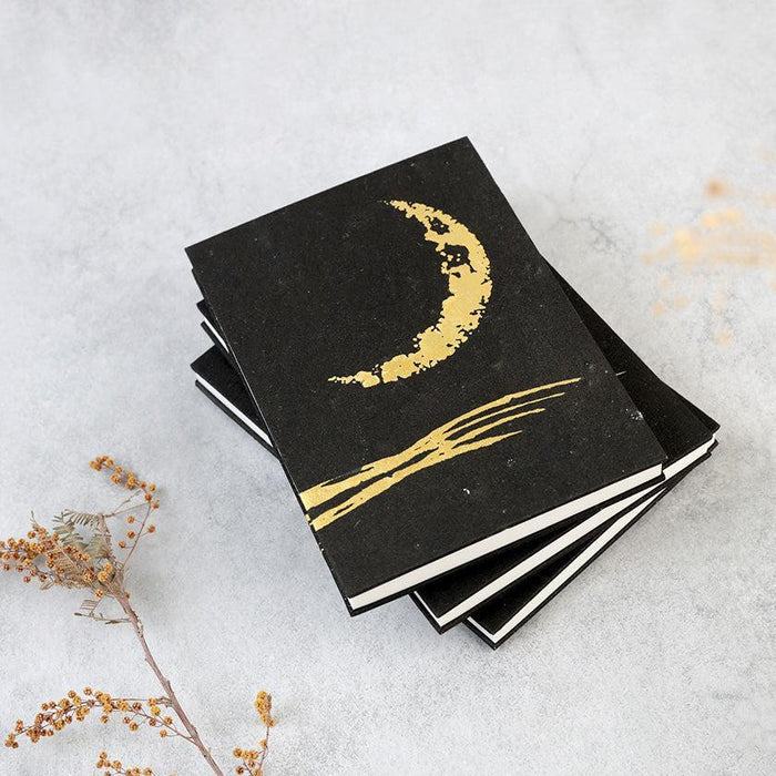 [STATIONERY] CRESCENT MOON (BLACK) | KARAKAMI (JAPANESE PAPER)EKEIBIFUGETSU