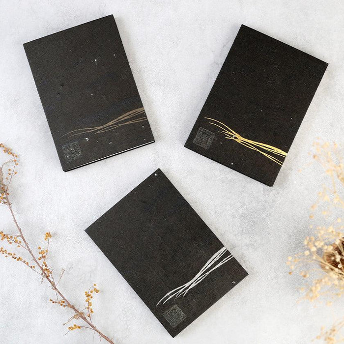 [STATIONERY] CRESCENT MOON (BLACK) | KARAKAMI (JAPANESE PAPER)EKEIBIFUGETSU