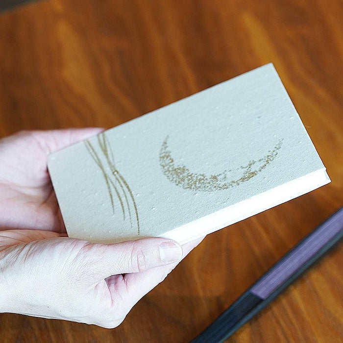 [STATIONERY] CRESCENT MOON (WHITE) | KARAKAMI (JAPANESE PAPER)EKEIBIFUGETSU