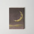 [STATIONERY] RED STAMP BOOK CRESCENT MOON (PURPLE) | KARAKAMI (JAPANESE PAPER)EKEIBIFUGETSU