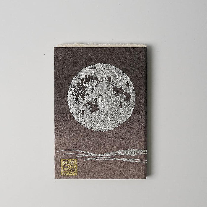 [STATIONERY] RED STAMP BOOK FULL MOON (PURPLE) | KARAKAMI (JAPANESE PAPER)EKEIBIFUGETSU