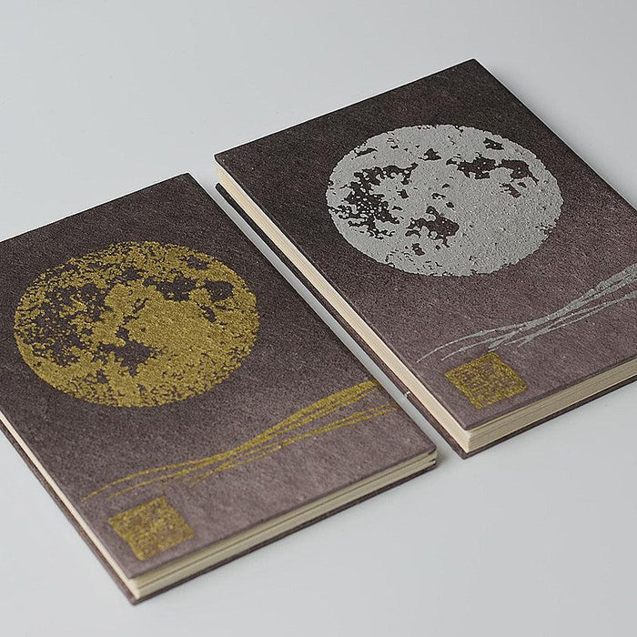 [STATIONERY] RED STAMP BOOK FULL MOON (PURPLE) | KARAKAMI (JAPANESE PAPER)EKEIBIFUGETSU