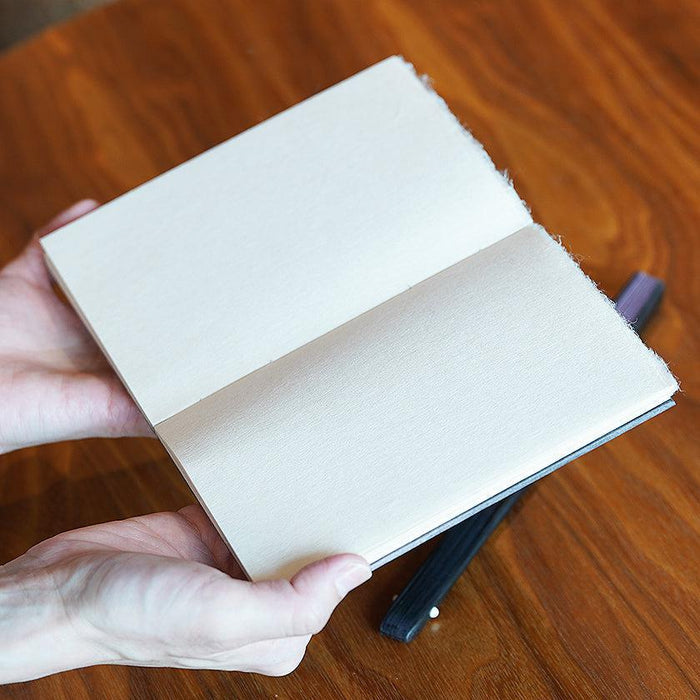 [STATIONERY] RED STAMP BOOK FULL MOON (PURPLE) | KARAKAMI (JAPANESE PAPER)EKEIBIFUGETSU
