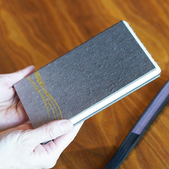 [STATIONERY] RED STAMP BOOK FULL MOON (PURPLE) | KARAKAMI (JAPANESE PAPER)EKEIBIFUGETSU