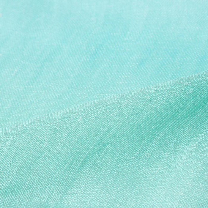 [STOLE] LINEN 190 X 52 MIXED GRADIENT (LIGHT BLUE) | KYO YUZEN DYEING | NOGIGUCHI KIHEI