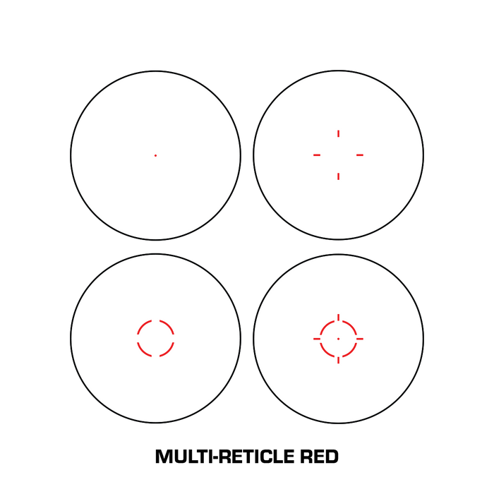 Swampfox Liberator-II Multi-Reticle Red Dot Sight