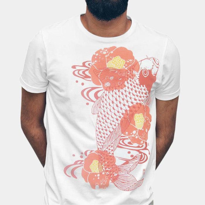 [T-SHIRT] CAMELLIA | SILK-SCREEN PRINT