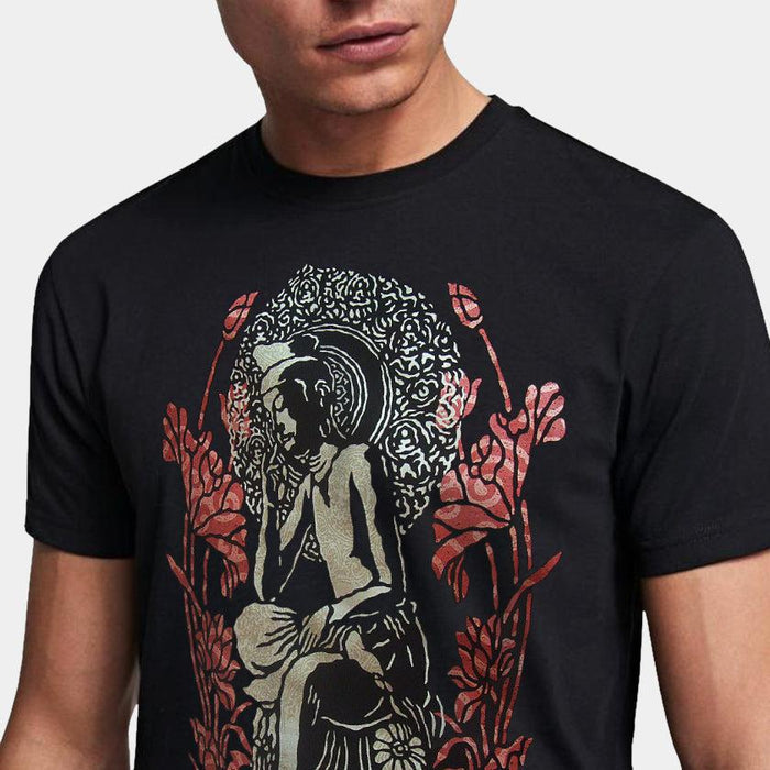 [T-SHIRT] DRAGON FLOWER | SILK-SCREEN PRINT
