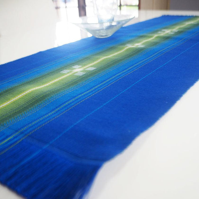 [TABLE MAT] CHURA-SANGO (BLUE) | YAEYAMA MINSAH (TEXTILES) | AZAMIYA