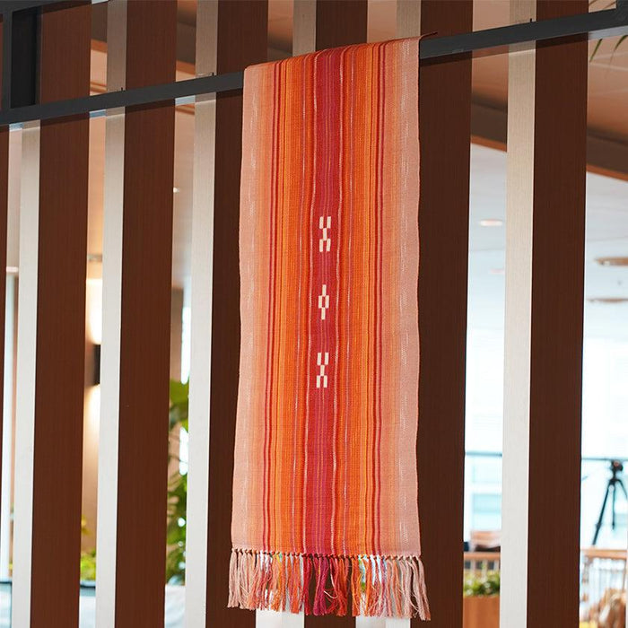[TAPESTRY] BOUGAINVILLEA (ORANGE) | YAEYAMA MINSAH (TEXTILES) | AZAMIYA